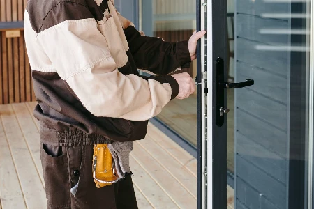 Cleaning And Polishing Glass Door Installation in Pompano Beach, FL
